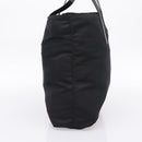 PRADA Tote Bag Nylon Black Silver Auth mr2834-3