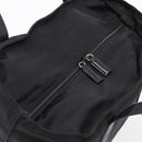 PRADA Tote Bag Nylon Black Silver Auth mr2834-6