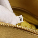 PRADA Hand Bag Safiano Leather Yellow Gold Auth mr2835V-28