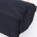 PRADA Pocono Hand Bag Nylon Navy Gold Auth mr2836-9