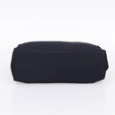 PRADA Pocono Hand Bag Nylon Navy Gold Auth mr2836-5
