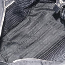 PRADA Pocono Hand Bag Nylon Leather Black Silver Auth mr2838-10