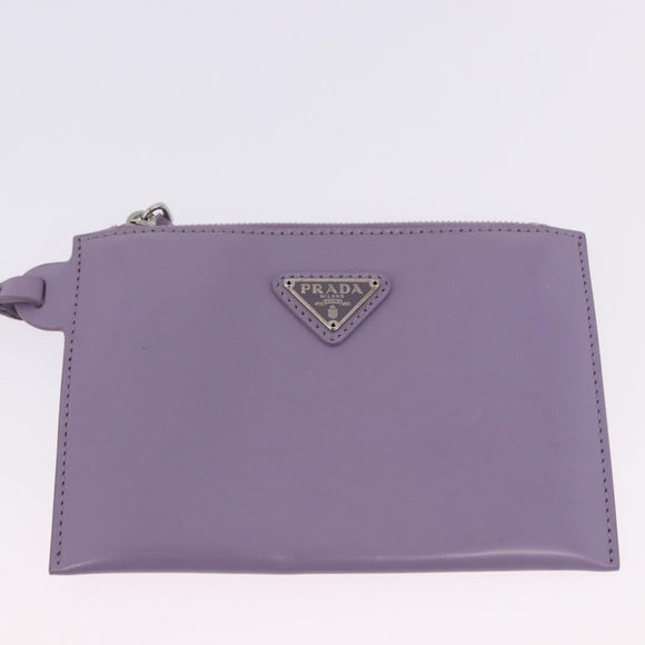 PRADA Hand Bag Mesh Sequins Purple Silver Auth mr2840
