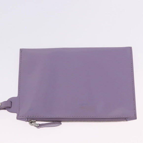 PRADA Hand Bag Mesh Sequins Purple Silver Auth mr2840