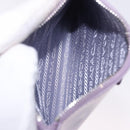 PRADA Hand Bag Mesh Sequins Purple Silver Auth mr2840-22