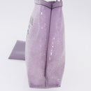 PRADA Hand Bag Mesh Sequins Purple Silver Auth mr2840-5