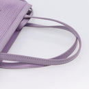 PRADA Hand Bag Mesh Sequins Purple Silver Auth mr2840-8