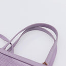 PRADA Hand Bag Mesh Sequins Purple Silver Auth mr2840-9