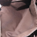 GUCCI GG Canvas Web Sherry Line Tote Bag Brown Gold 163805 Auth mr2841-20