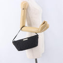 GUCCI GG Canvas Accessory Pouch Black Gold 089 1103 Auth mr2843-21