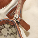 GUCCI GG Canvas Tote Bag Beige Gold 269945 Auth mr2849-23