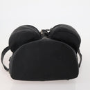 PRADA Backpack Nylon Black Silver Auth mr2851-5