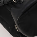 PRADA Backpack Nylon Black Silver Auth mr2851-9
