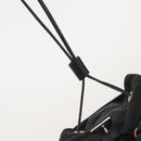 PRADA Backpack Nylon Black Silver Auth mr2851-21