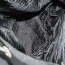 PRADA Backpack Nylon Black Silver Auth mr2851-11