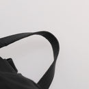 PRADA Backpack Nylon Black Silver Auth mr2851-14
