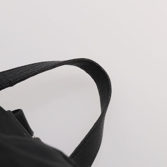 PRADA Backpack Nylon Black Silver Auth mr2851