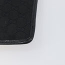 GUCCI GG Canvas Shoulder Bag Black Silver 27639 Auth mr2854-15