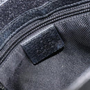 GUCCI GG Canvas Shoulder Bag Black Silver 27639 Auth mr2854-18
