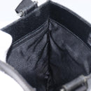 GUCCI GG Canvas Shoulder Bag Black Silver 27639 Auth mr2854-19