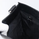 GUCCI GG Canvas Shoulder Bag Black Silver 27639 Auth mr2854-20