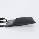 GUCCI GG Canvas Shoulder Bag Black Silver 27639 Auth mr2854-4