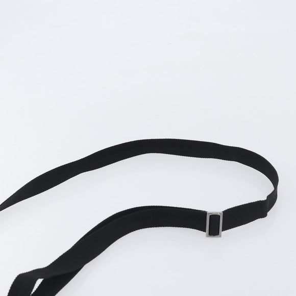 GUCCI GG Canvas Shoulder Bag Black Silver 27639 Auth mr2854
