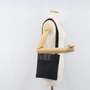 GUCCI GG Canvas Shoulder Bag Black Silver 27639 Auth mr2857-23