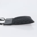 GUCCI GG Canvas Shoulder Bag Black Silver 27639 Auth mr2857-4