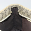 GUCCI GG Supreme Tote Bag PVC Beige Silver 211138 Auth mr2860-19