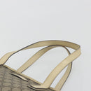 GUCCI GG Supreme Tote Bag PVC Beige Silver 211138 Auth mr2860-8
