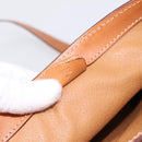 CELINE Macadam Canvas Shoulder Bag PVC Leather Brown Gold Auth mr2861-12