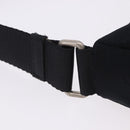 Miu Miu Shoulder Bag Nylon Black Silver Auth mr2866A-14