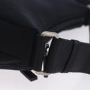 Miu Miu Shoulder Bag Nylon Black Silver Auth mr2866A-15
