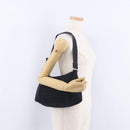 Miu Miu Shoulder Bag Nylon Black Silver Auth mr2866A-25