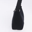 Miu Miu Shoulder Bag Nylon Black Silver Auth mr2866A-4
