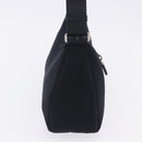 Miu Miu Shoulder Bag Nylon Black Silver Auth mr2866A-5