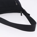 Miu Miu Shoulder Bag Nylon Black Silver Auth mr2866A-7