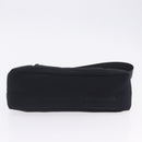 Miu Miu Shoulder Bag Nylon Black Silver Auth mr2866A-9