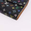 LOUIS VUITTON Monogram Multicolor Wallet Black LV Auth mr2867-9