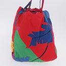 BOTTEGA VENETA Hand Bag Canvas Multicolor Auth mr2869-4