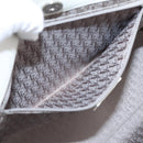 Christian Dior Canage Hand Bag Leather White Silver Auth mr2872V-19