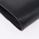 CELINE Chain Shoulder Bag Leather Black Gold Auth mr2876A-13
