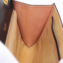 CELINE Chain Shoulder Bag Leather Black Gold Auth mr2876A-20