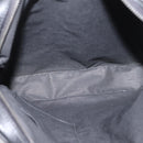 BOTTEGA VENETA INTRECCIATO Shoulder Bag Leather Black Silver Auth mr2878V-16
