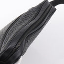 BOTTEGA VENETA INTRECCIATO Shoulder Bag Leather Black Silver Auth mr2878V-6