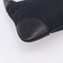 GUCCI GG Canvas Jackie Sherry Line Hand Bag Black Silver 001 4057 Auth mr2879A-16