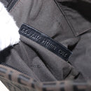 FENDI Zucchino Canvas Hand Bag Black Gold Auth mr2880A-23