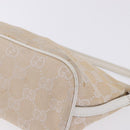GUCCI GG Canvas Accessory Pouch Beige Gold 039 1103 2123 Auth mr2881-15