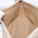 GUCCI GG Canvas Accessory Pouch Beige Gold 039 1103 2123 Auth mr2881-20